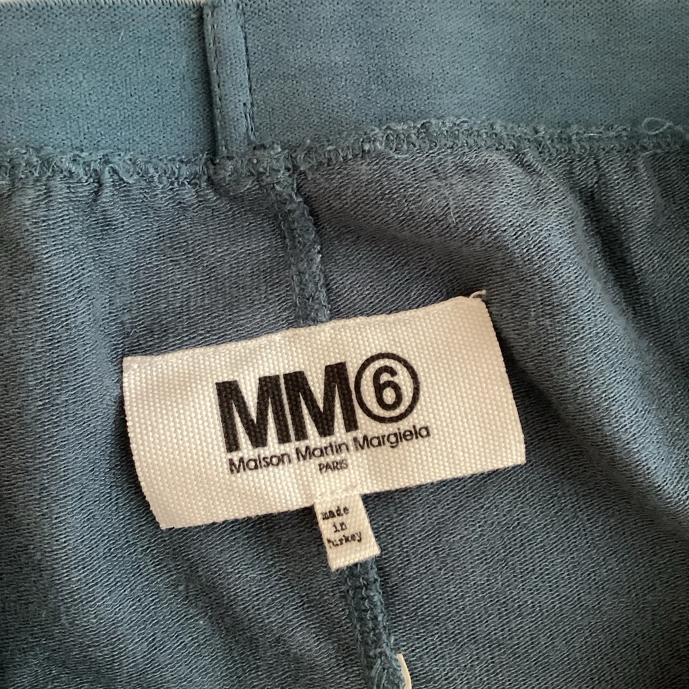 MM6 Maison Martin Margliera Blue Skinny Leg Legging SZ XS/1 - Picture 4 of 4